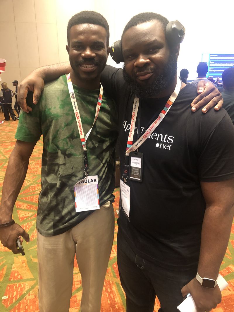 ApexTalents team at an industry event
